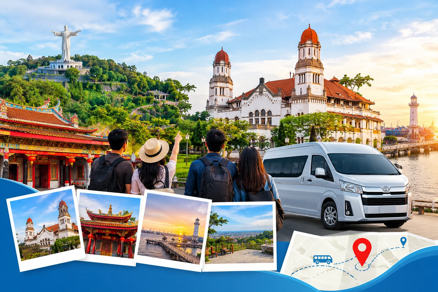 Pilihan tujuan perjalanan wisata custom di Semarang
