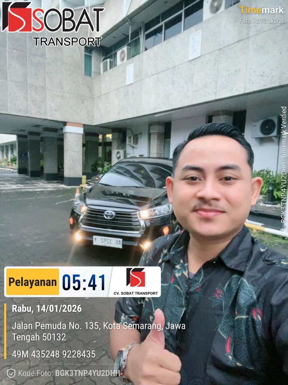 Dokumentasi layanan driver Sobat Transport nomor 26