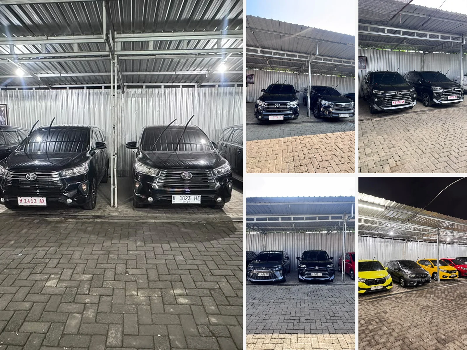 Kendaraan rental yang siap digunakan untuk perjalanan di Semarang